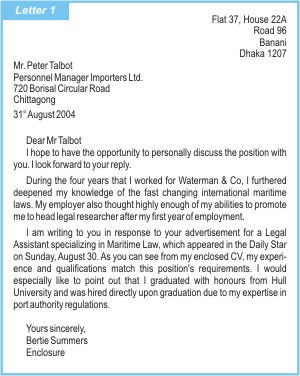 How To Write A Cover Letter - Youth Central
