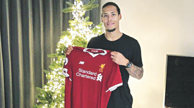 Virgil van Dijk's Liverpool squad number revealed