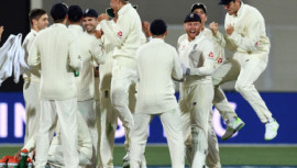 England team celebrates