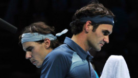 Roger Federer and Rafael Nadal