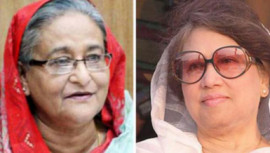 Sheikh Hasina and Begum Khaleda Zia 
