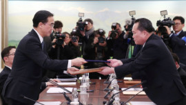 North Korean delegation