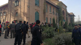 Police and rescue workers