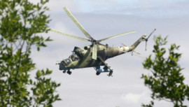 A Russian helicopter 