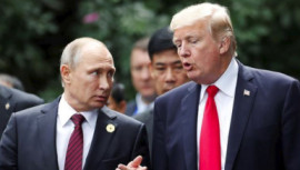 Donald Trump and Vladimir Putin 