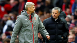 Arsene Wenger and Jose Mourinho