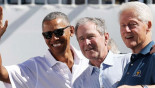 Obama, Bush, Clinton give Presidents Cup executive buzz