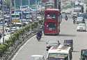The bus is indeed moving backwards 