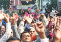 Hunger strike for salary scale upgrade