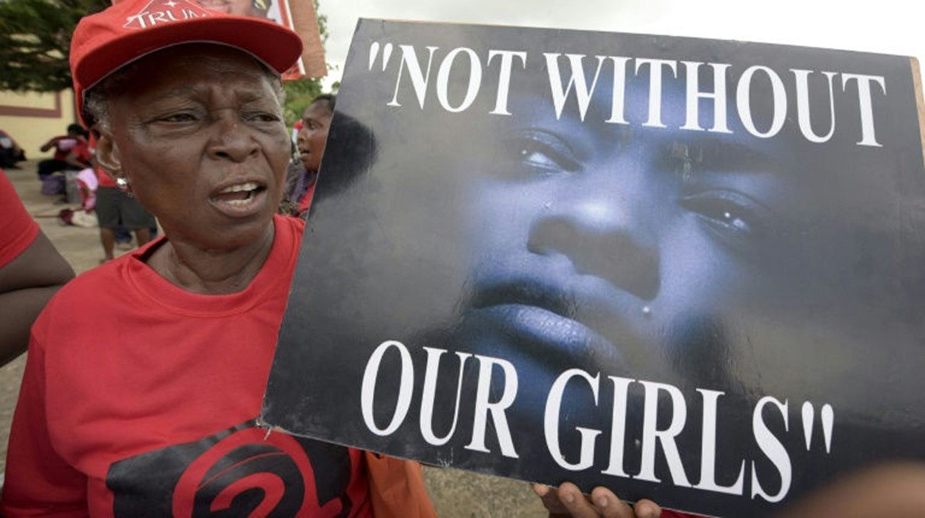 Chibok girls kidnapped by Boko Haram paraded in new video Chibok girls kidnapped by Boko Haram paraded in new video