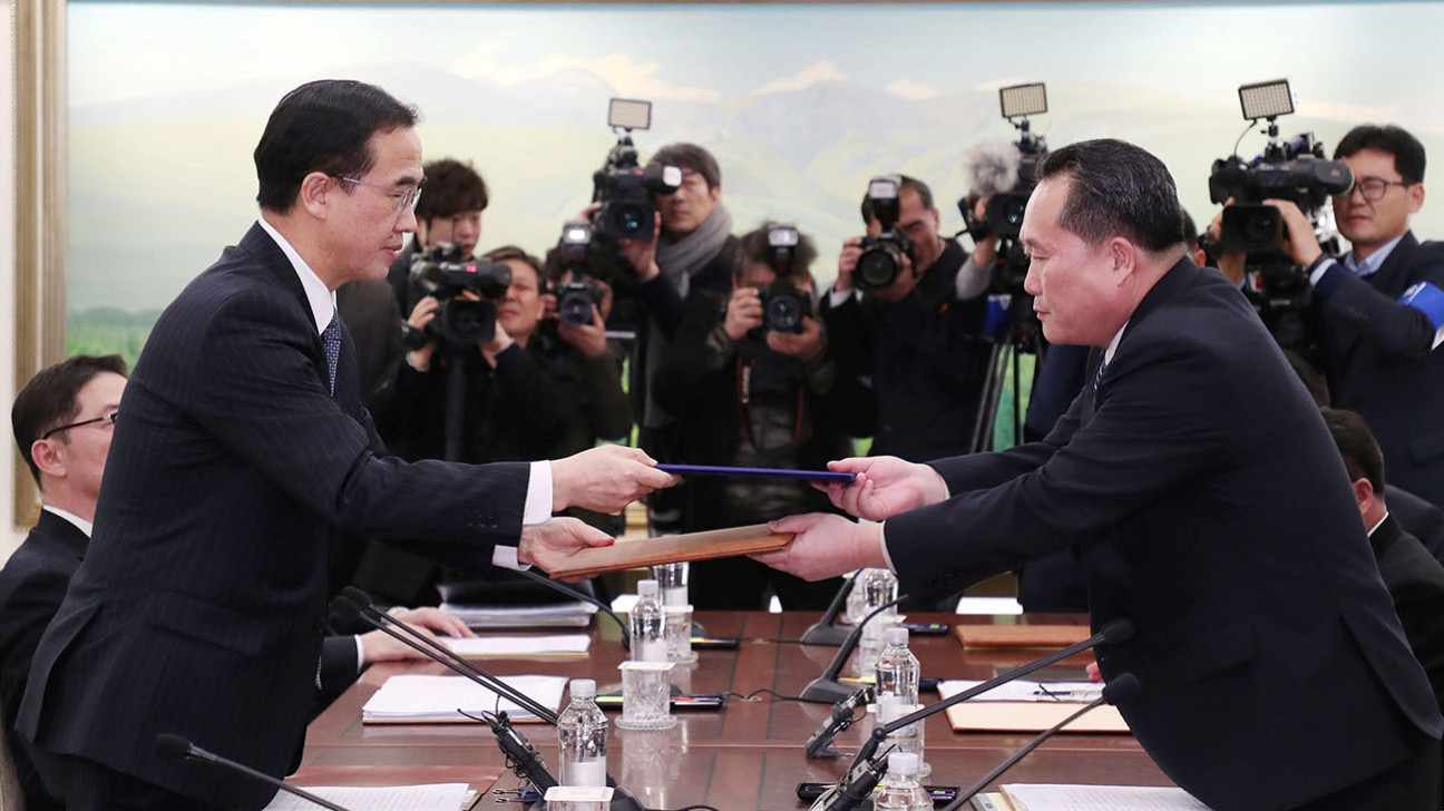 North Korean delegation