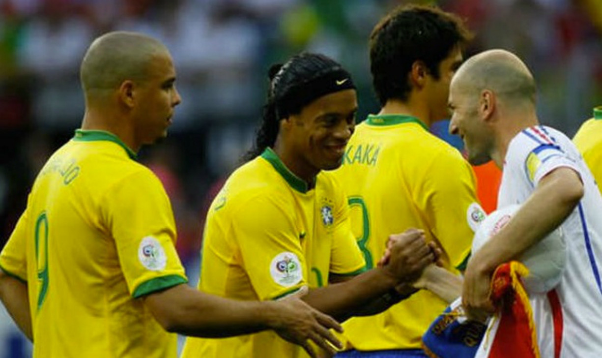 Zinedine Zidane, Ronaldo and Ronaldinho