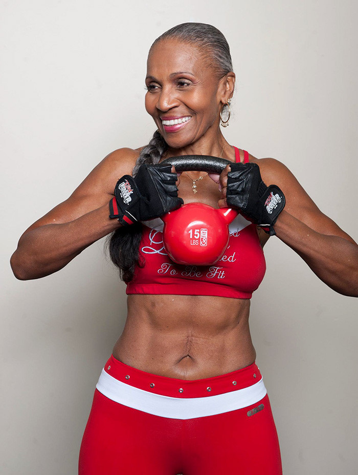 Ernestine Shepherd, world’s oldest female bodybuilder, United States, Baltimore