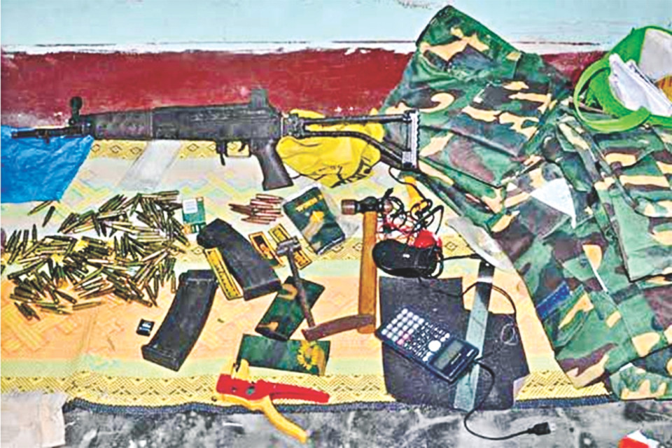 Modern weaponery, militants arms
