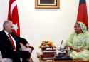 Bangladesh, Turkish premiers agree to work together on Rohingya crisis