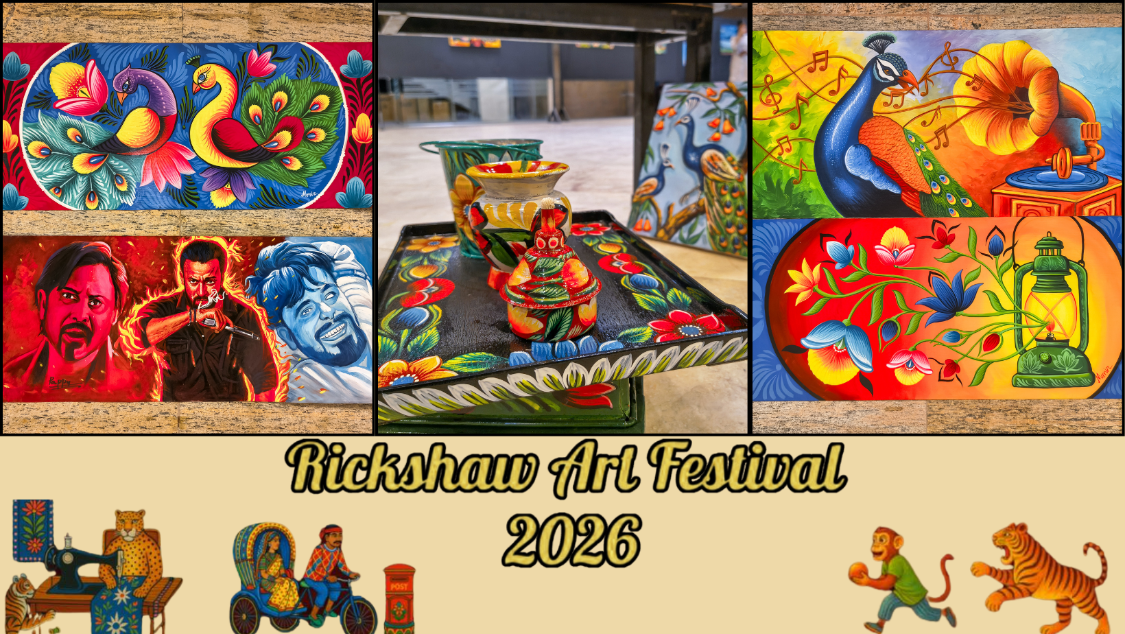 Rickshaw Art Festival 2026 celebrates Bangladesh’s colourful heritage