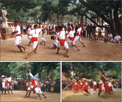 Lathi khela' at Charukala | The Daily Star
