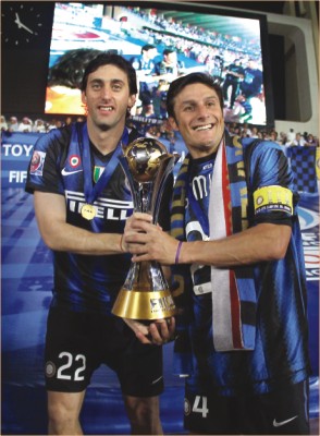Patch FIFA Club World Champions 2010 Inter Zanetti Milito Stankovic