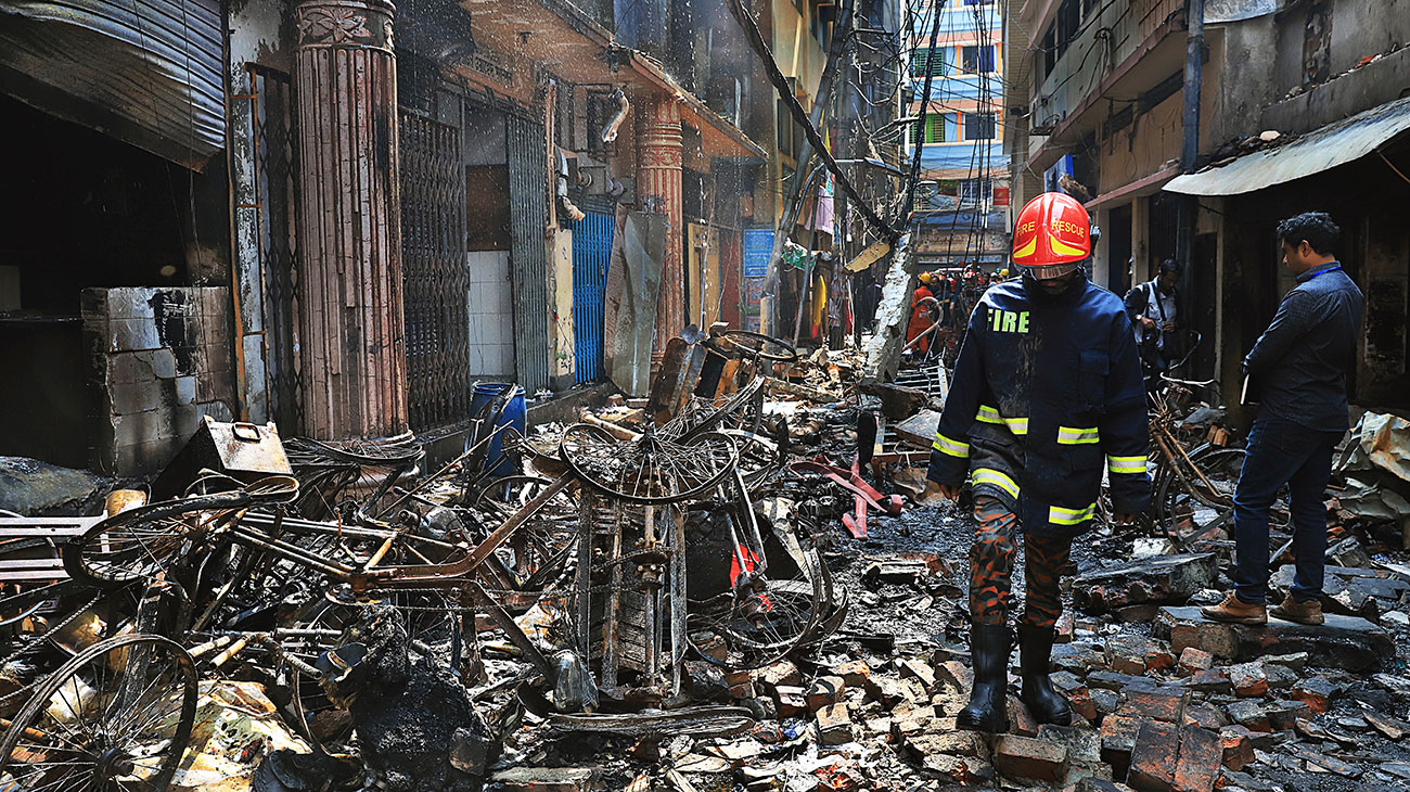 Trail of fire incidents at chemical warehouses