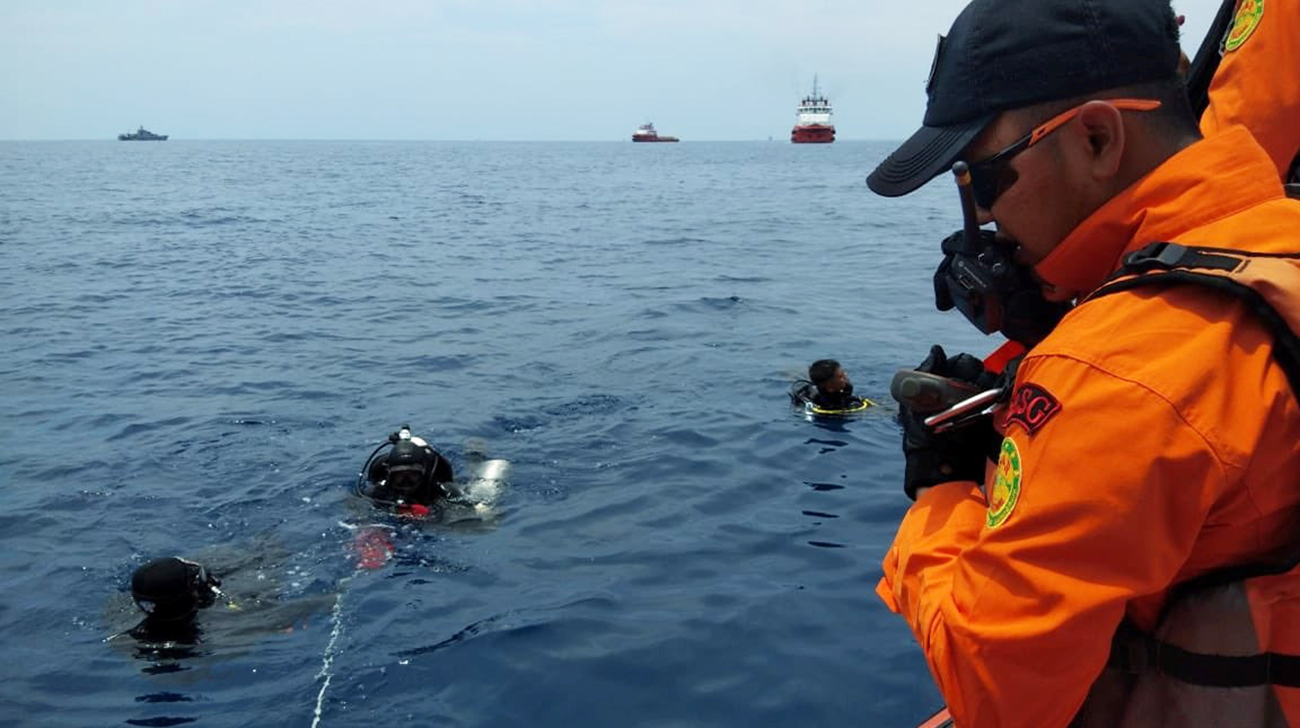 Plane crashes off Indonesia with 189 on board