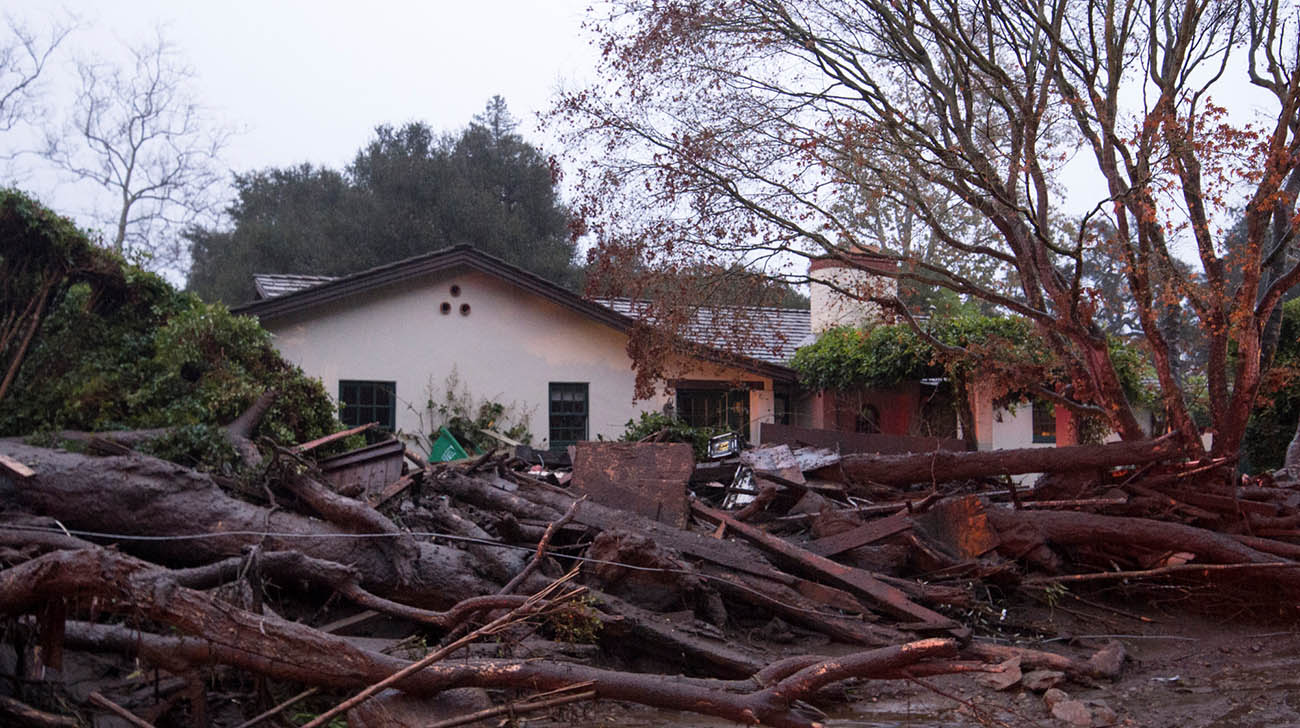 California mudslides kill at least 13
