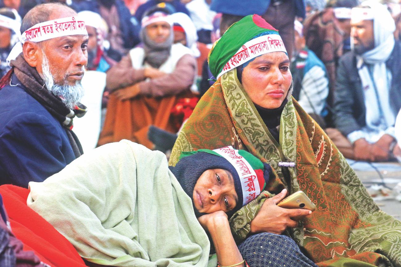 This time, madrasa teachers on hunger strike