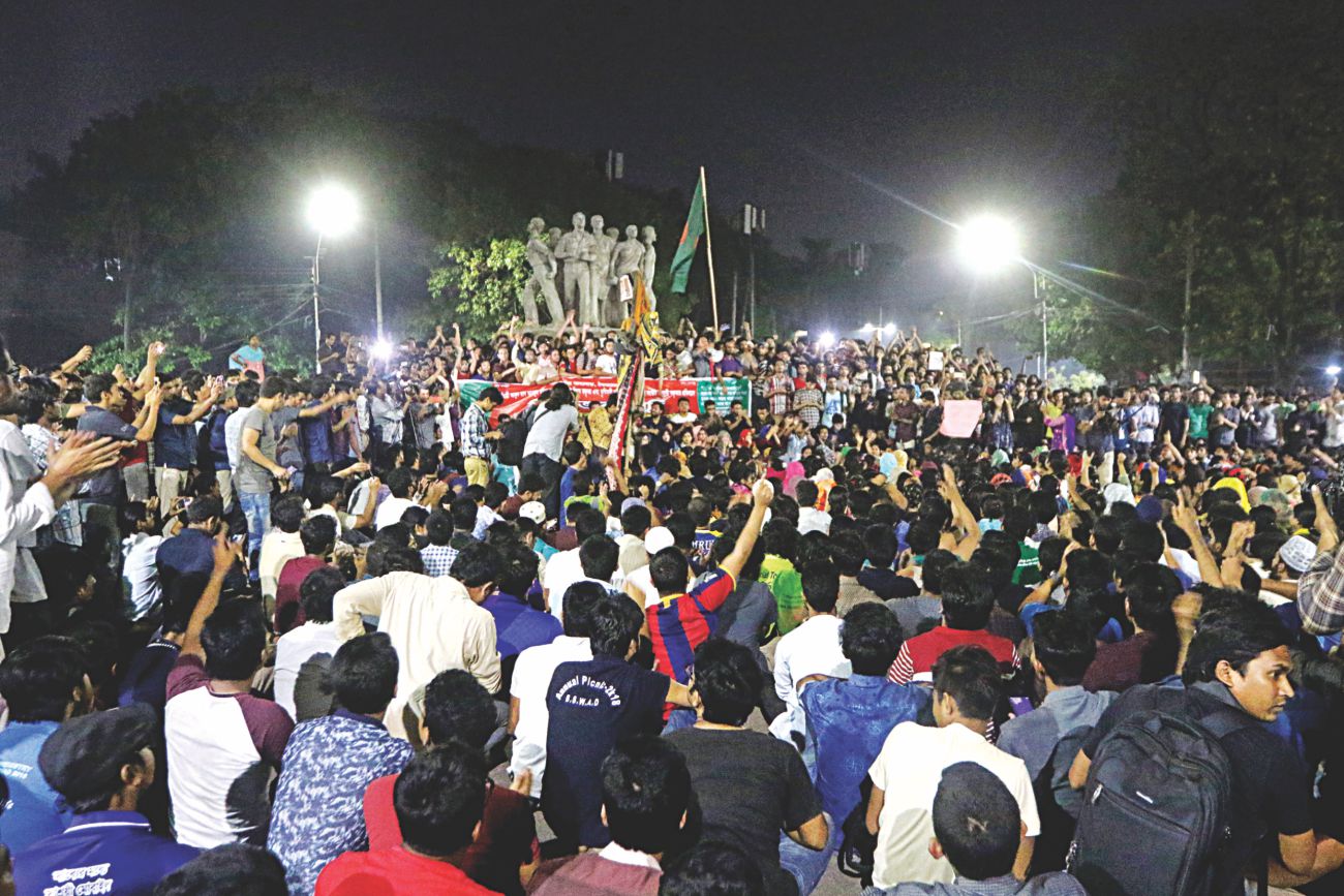 Protests rage on