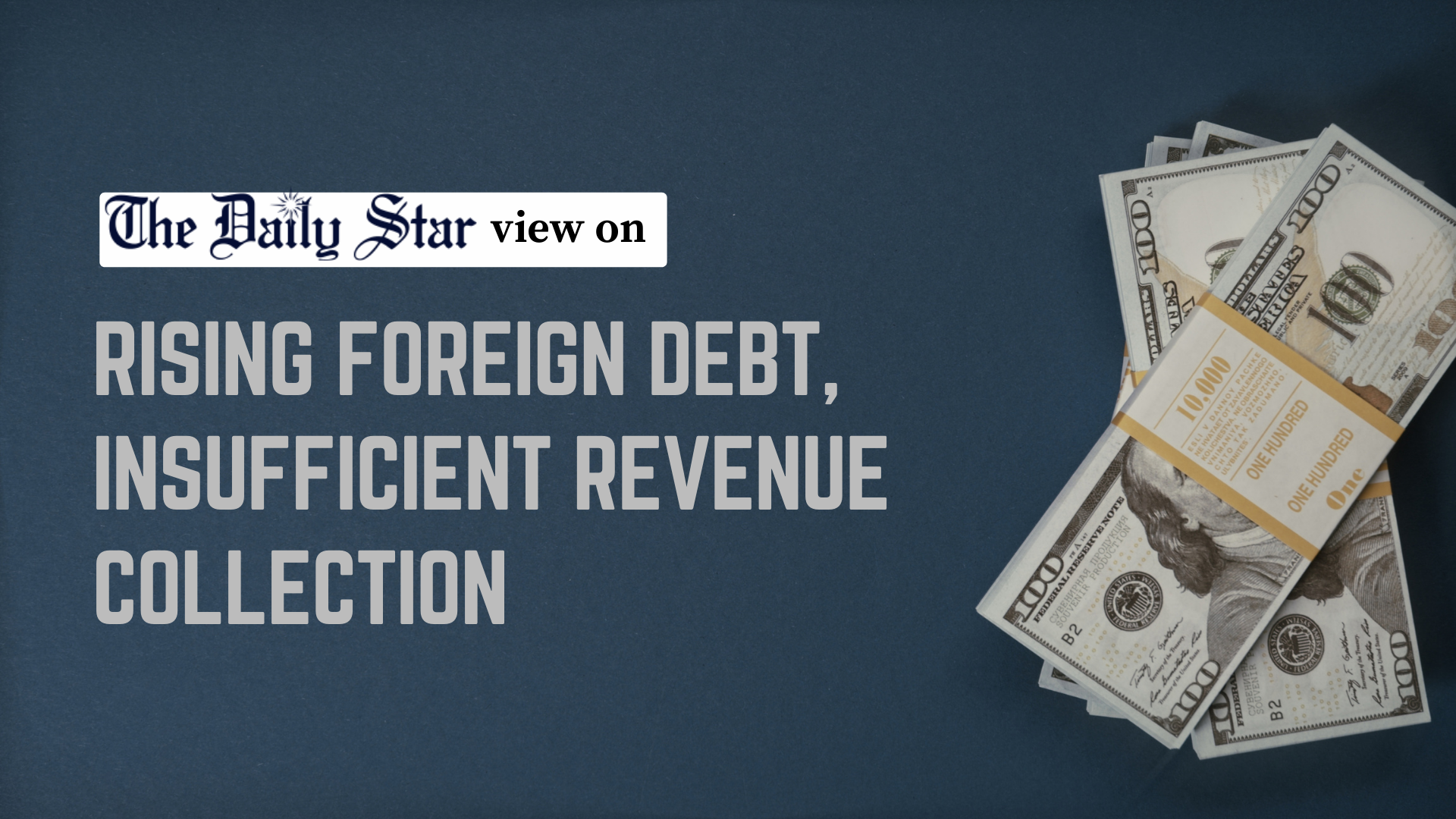 Rising debt burden threatens our future