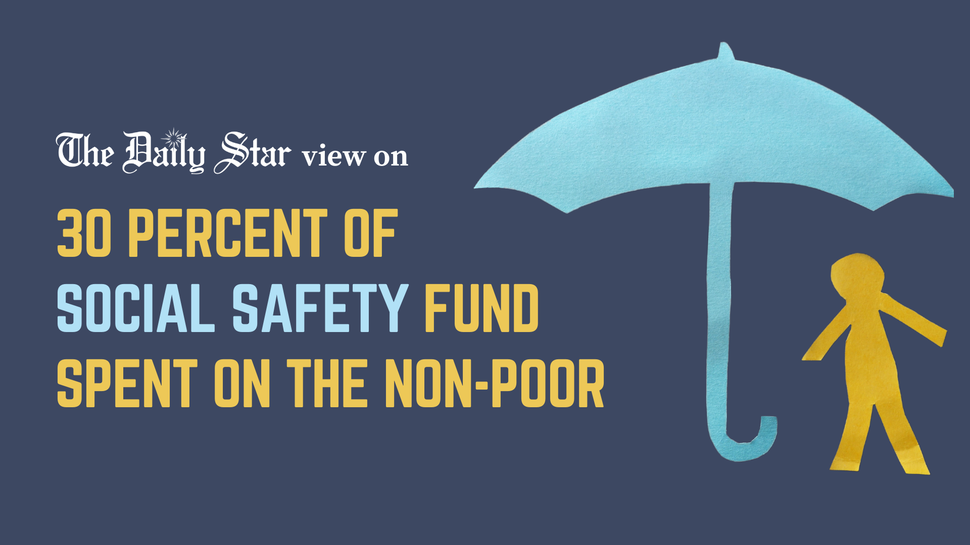 Don't mislead the public with inflated social safety funds