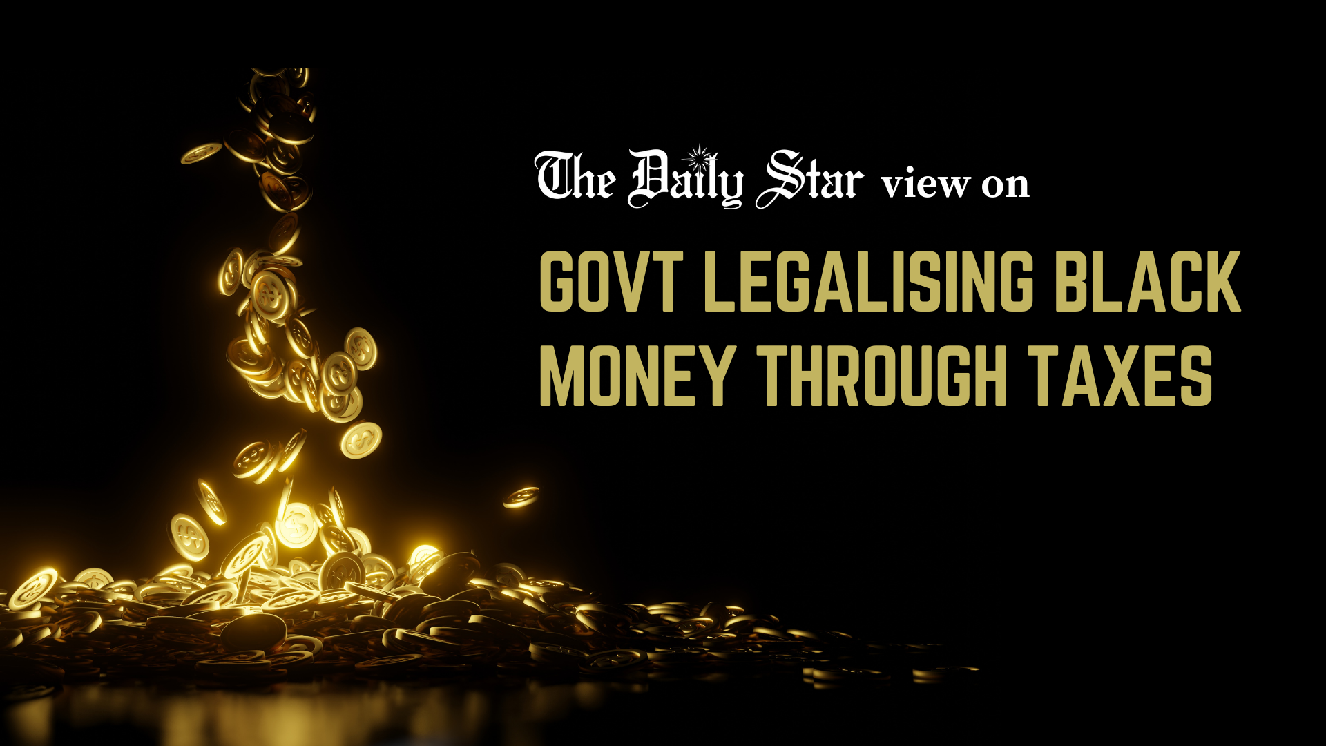 Amnesty for black money holders is a disgrace