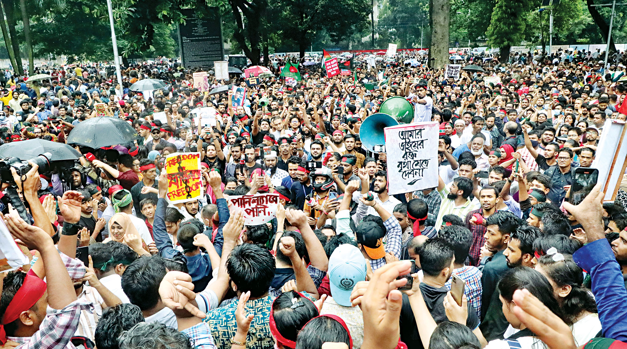 No plan to sit with government: protest coordinator