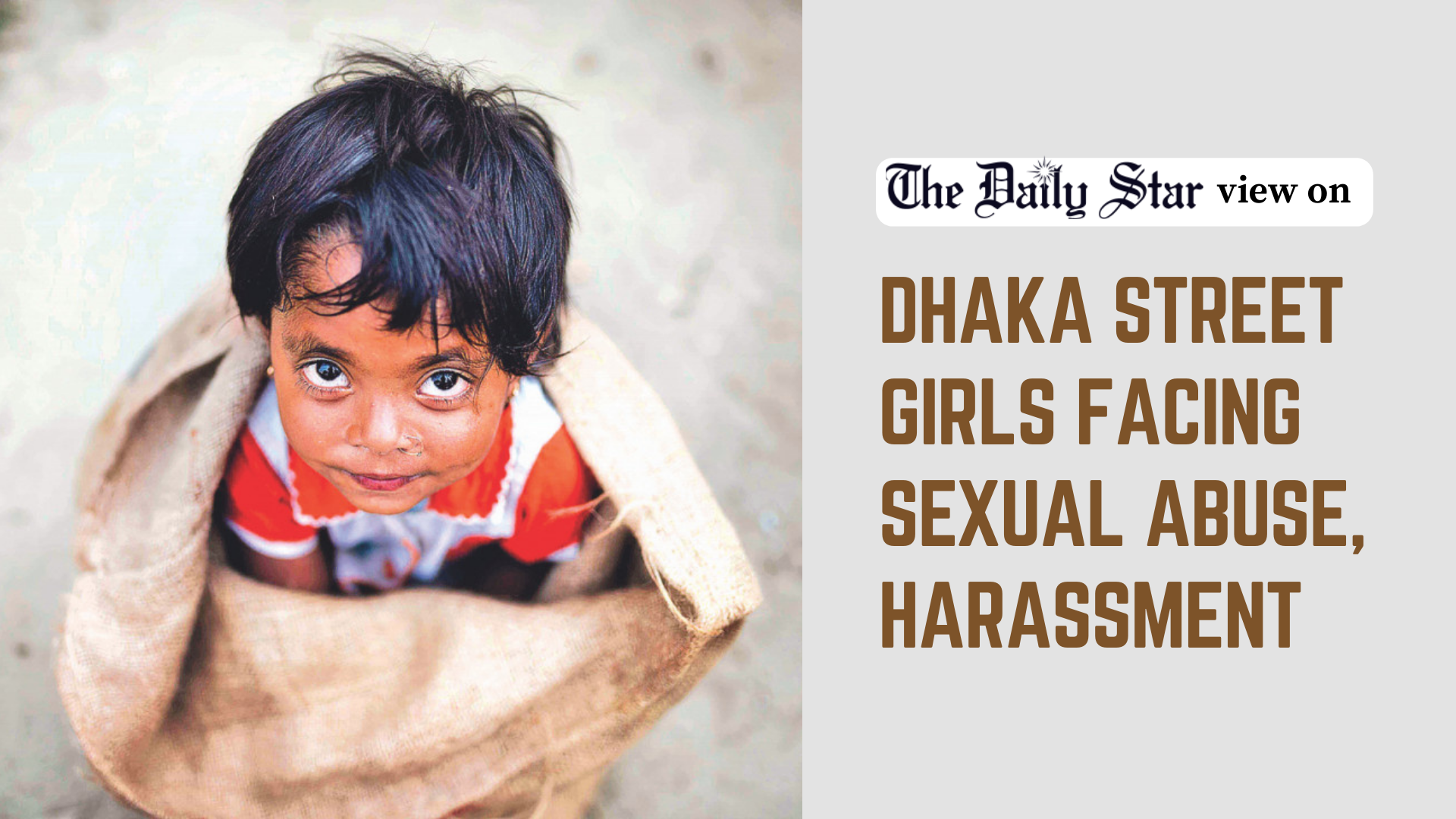 Protect street children from sexual abuse