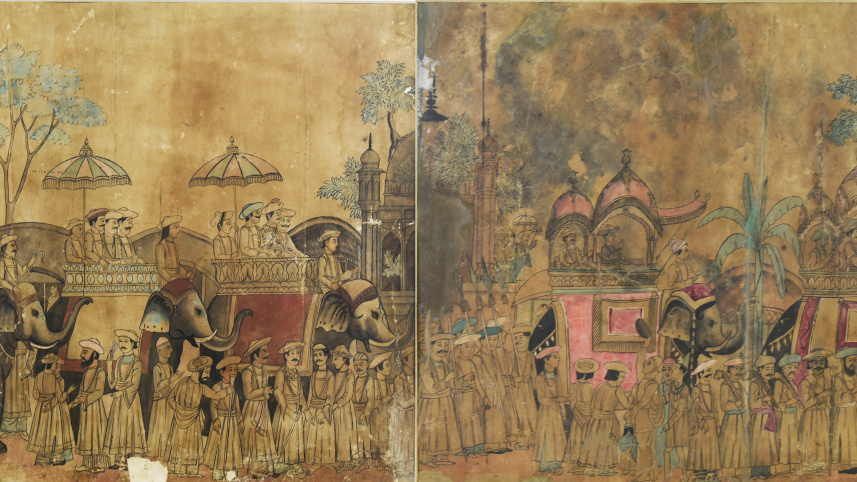 history of eid processions in Dhaka