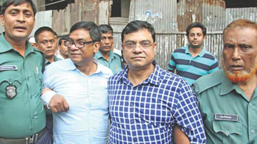 Two owners of Apan Jewellers