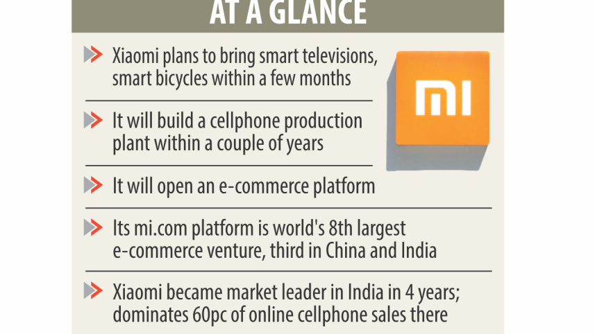 Smartphone Xiaomi enters Bangladesh
