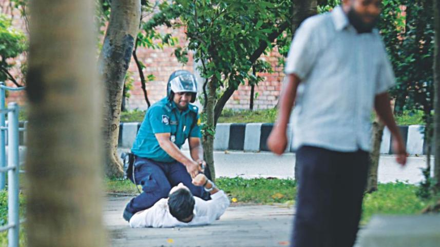 attack on police