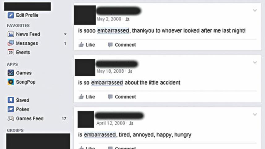 embarrassing past