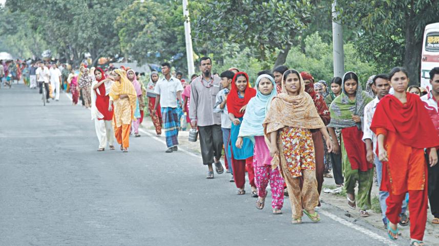 Garment workers