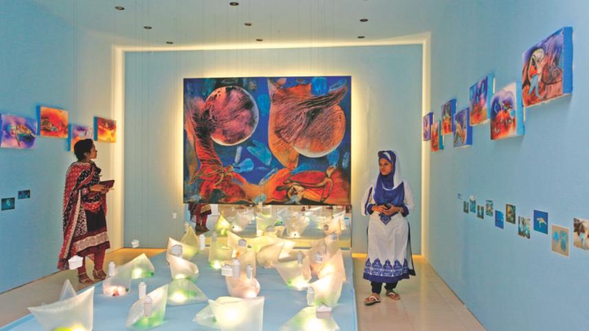 An installation by Gulshan Hossain.
