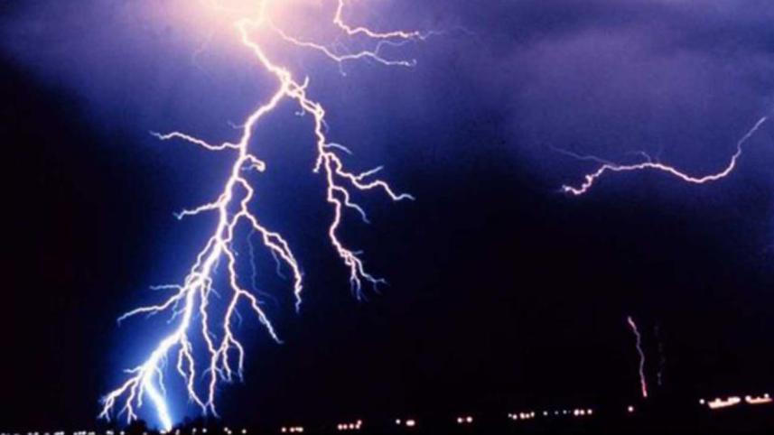 Lightning strikes