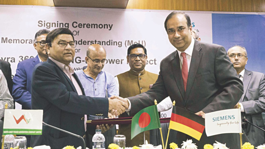 Mou LNG-based power plant
