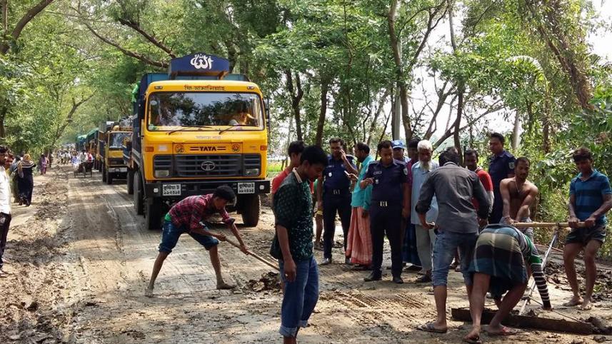 Natore-Bogra highway 