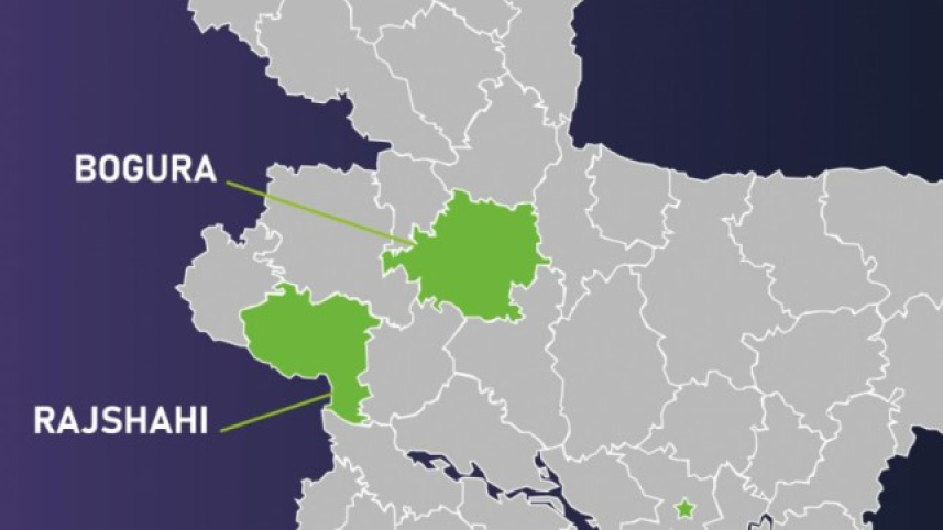 Rajshahi map