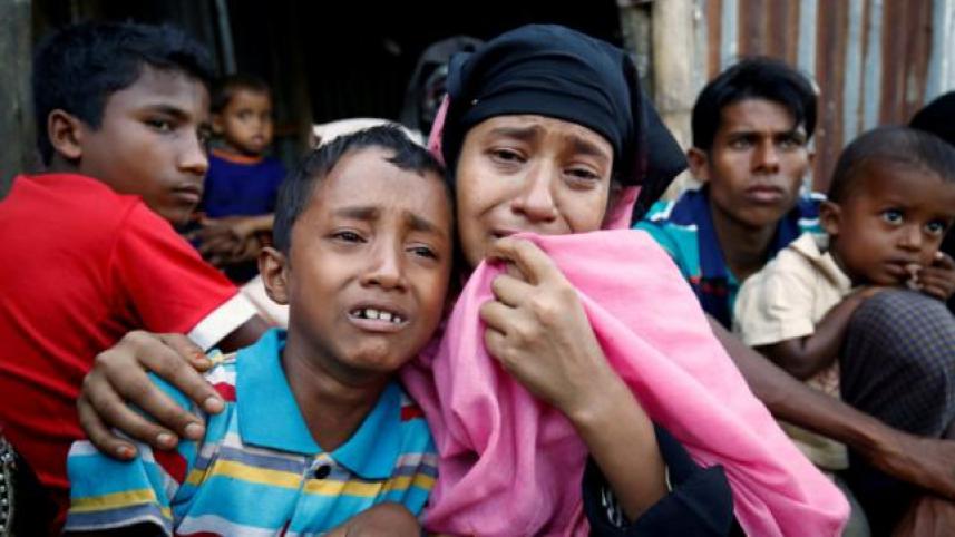 Rohingya Muslim woman