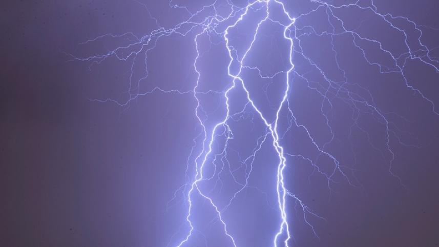lightning strikes