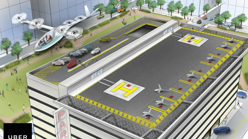 Uber, Uber flying commuters, flying cars, flying commuters