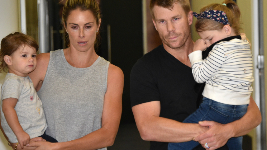  David Warner, his wife Candice
