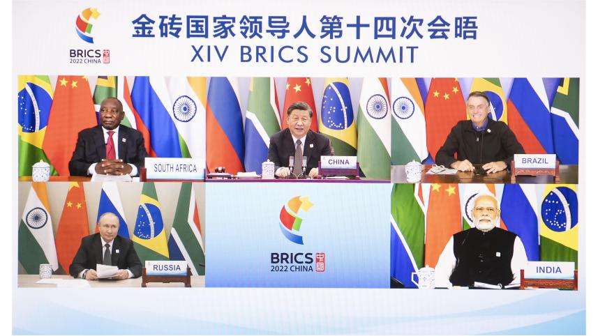The 2022 BRICS summit took place virtually on June 23-24, 2022. Source: Mfa.gov.cn