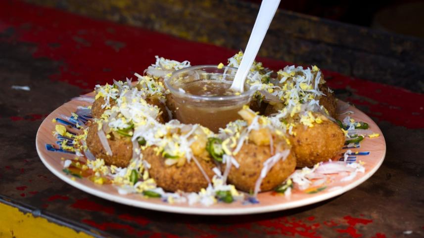 Fuchka on a plate