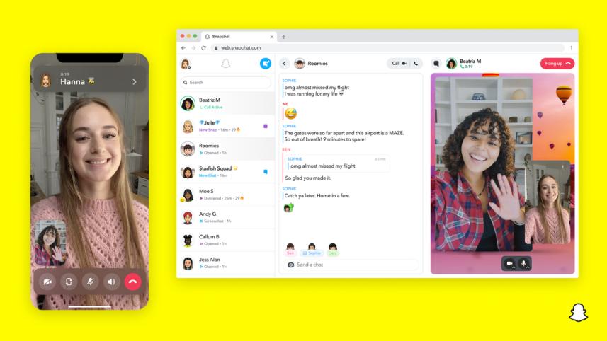 Snapchat for Web is now available for all users 